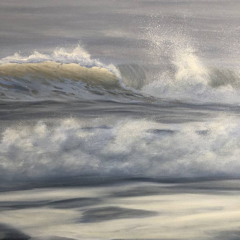 Original Realism Seascape Painting by Eva Volf