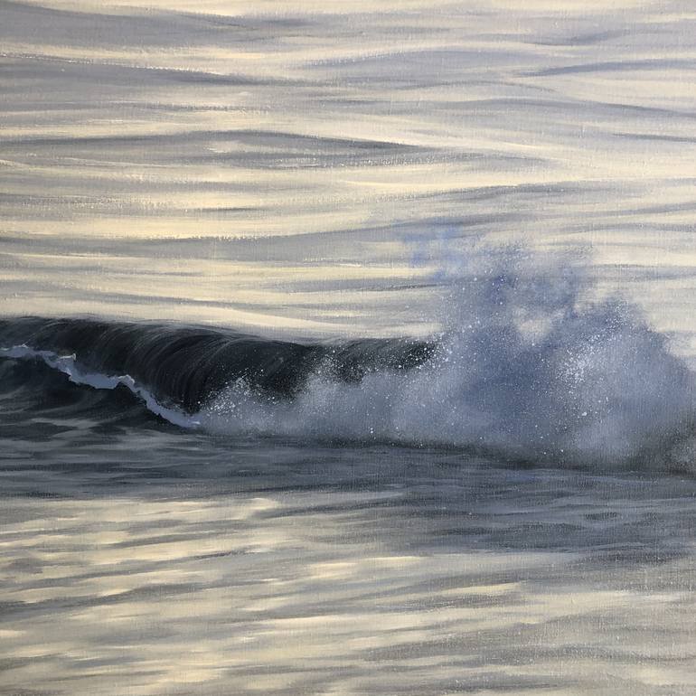 Original Realism Seascape Painting by Eva Volf