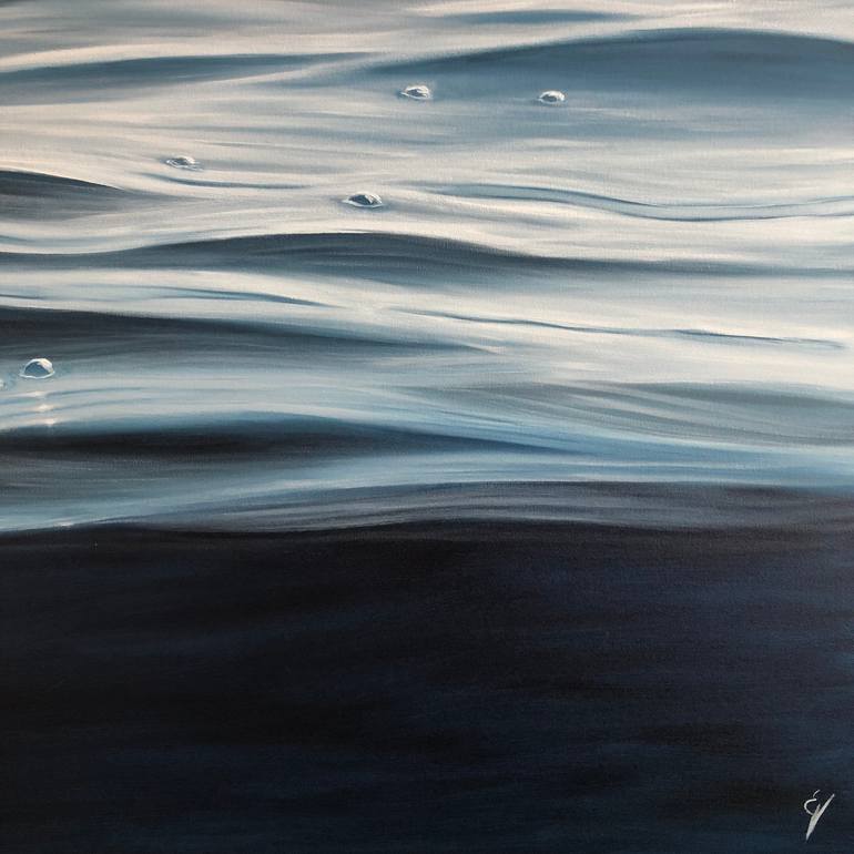 Original Realism Water Painting by Eva Volf