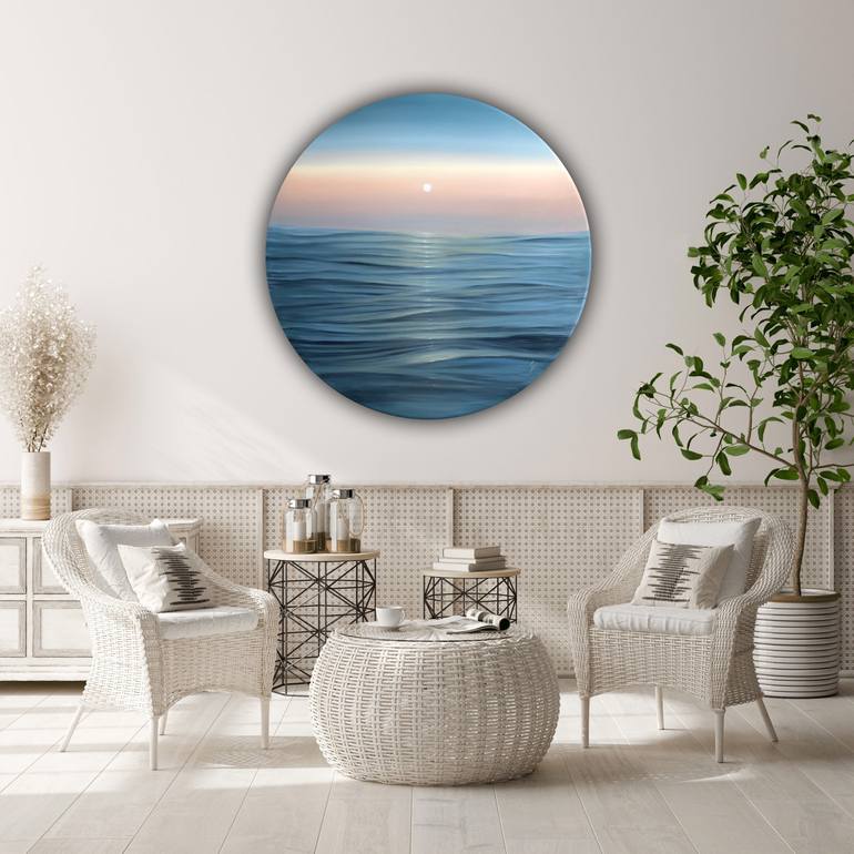 Original Realism Seascape Painting by Eva Volf