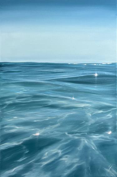 Print of Realism Seascape Paintings by Eva Volf