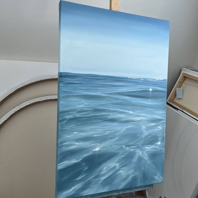 Original Realism Seascape Painting by Eva Volf