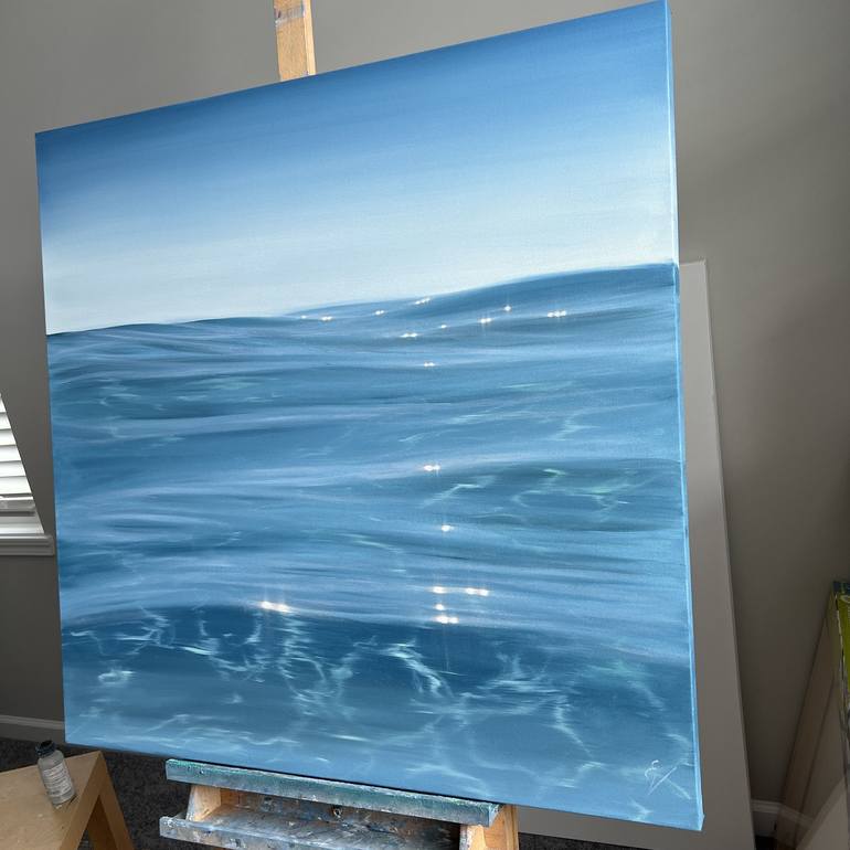 Original Seascape Painting by Eva Volf