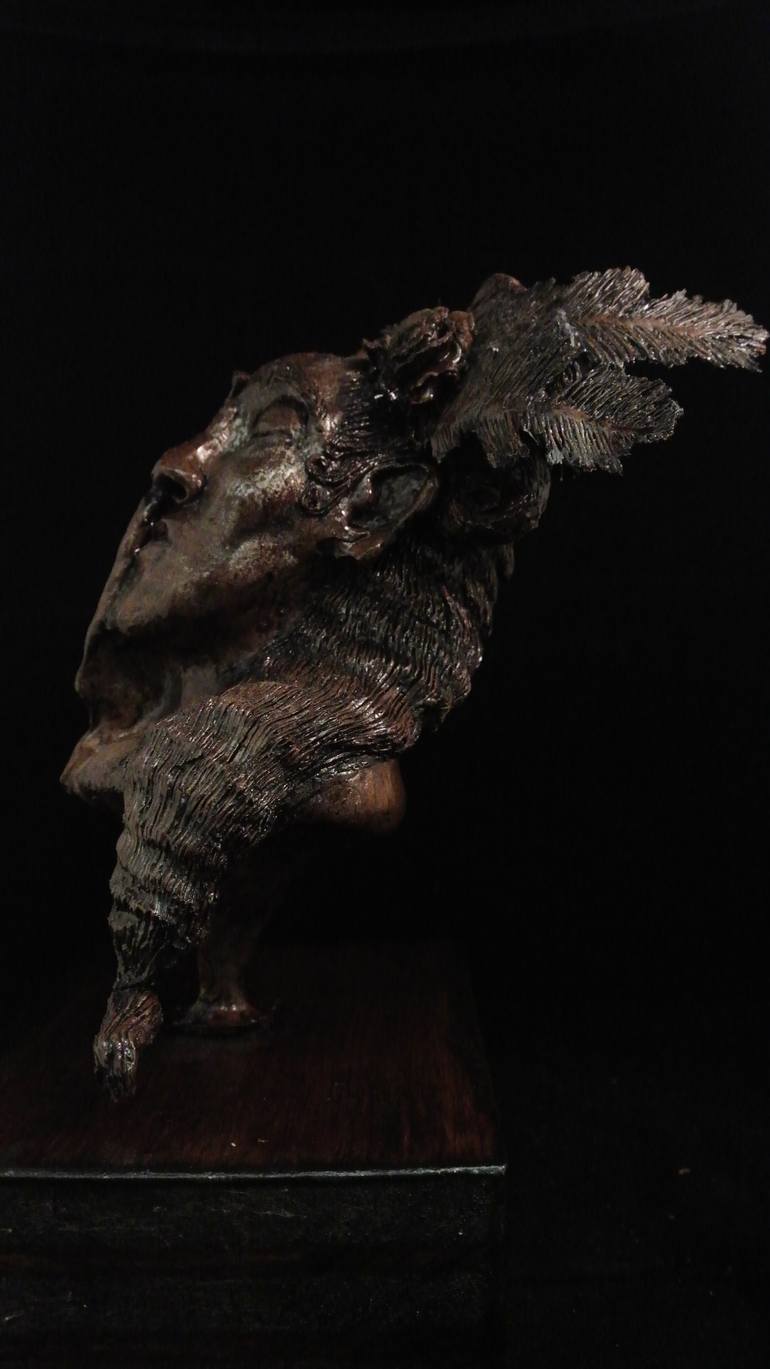 Original Abstract Expressionism People Sculpture by Isadora Cunningham Reyna