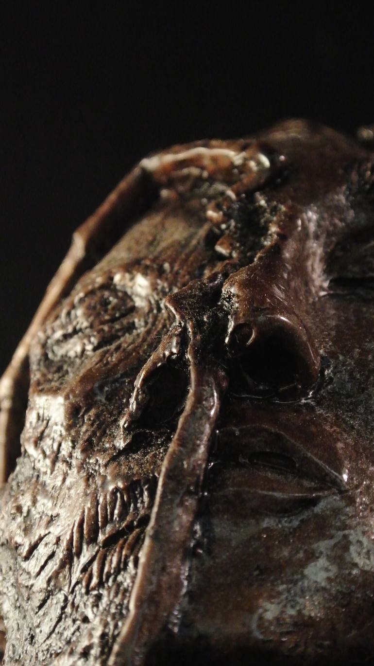 Original Abstract Expressionism People Sculpture by Isadora Cunningham Reyna
