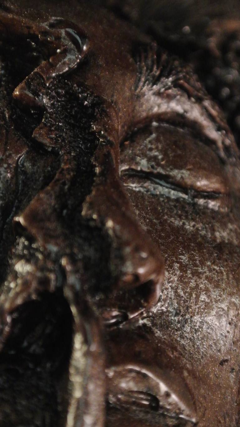 Original Abstract Expressionism People Sculpture by Isadora Cunningham Reyna