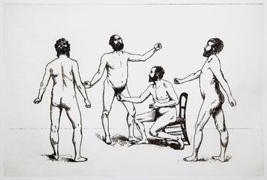 Print of Figurative Erotic Printmaking by Thor Sivertsen