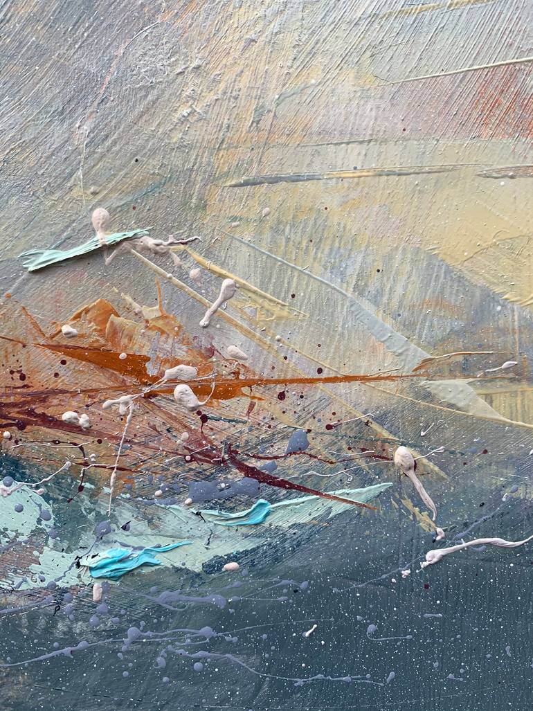 Original Abstract Expressionism Abstract Painting by Feona Ness