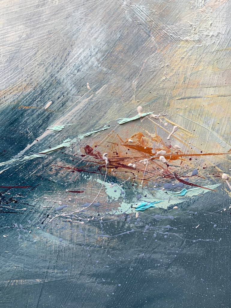 Original Abstract Expressionism Abstract Painting by Feona Ness