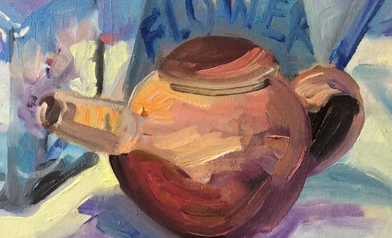 Original Expressionism Cuisine Painting by Anibal Riverol