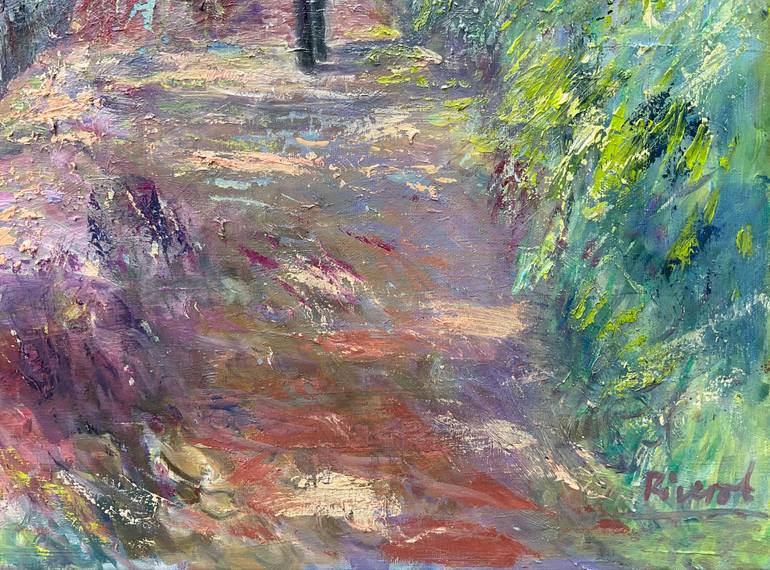 Original Expressionism Landscape Painting by Anibal Riverol