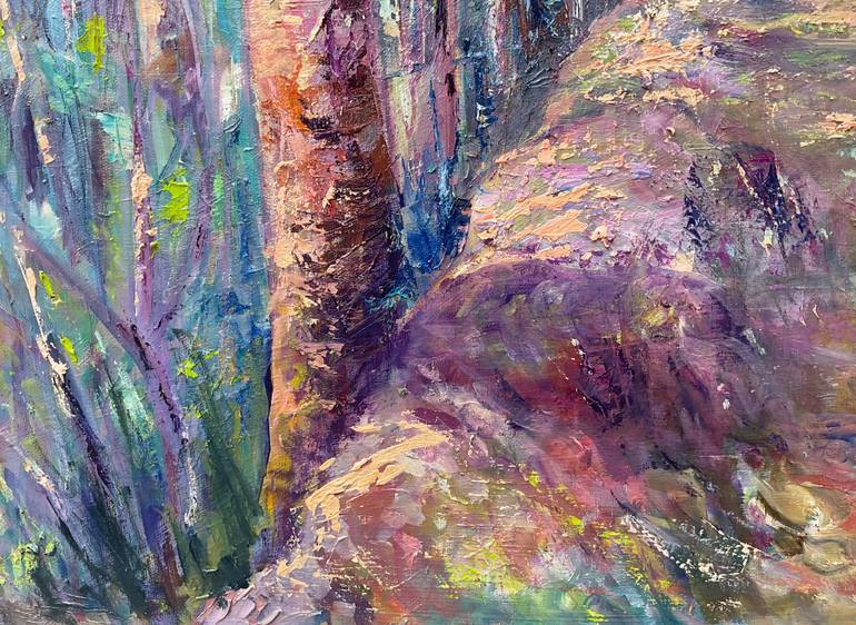 Original Expressionism Landscape Painting by Anibal Riverol