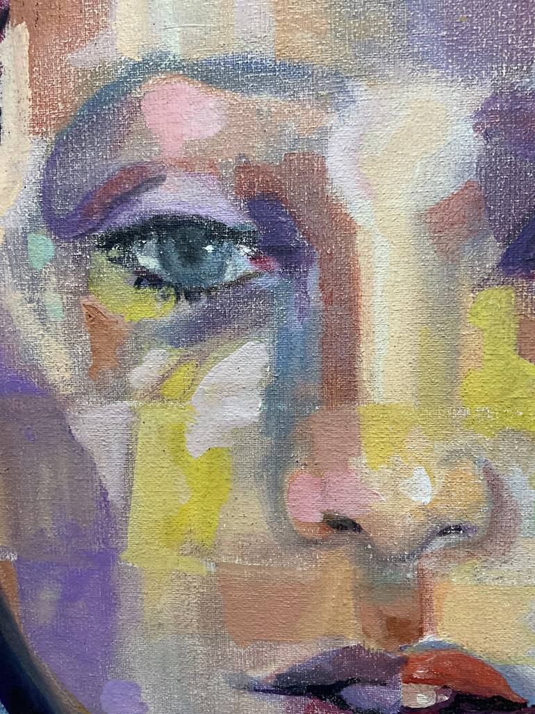 Original Cubism Women Painting by Anibal Riverol