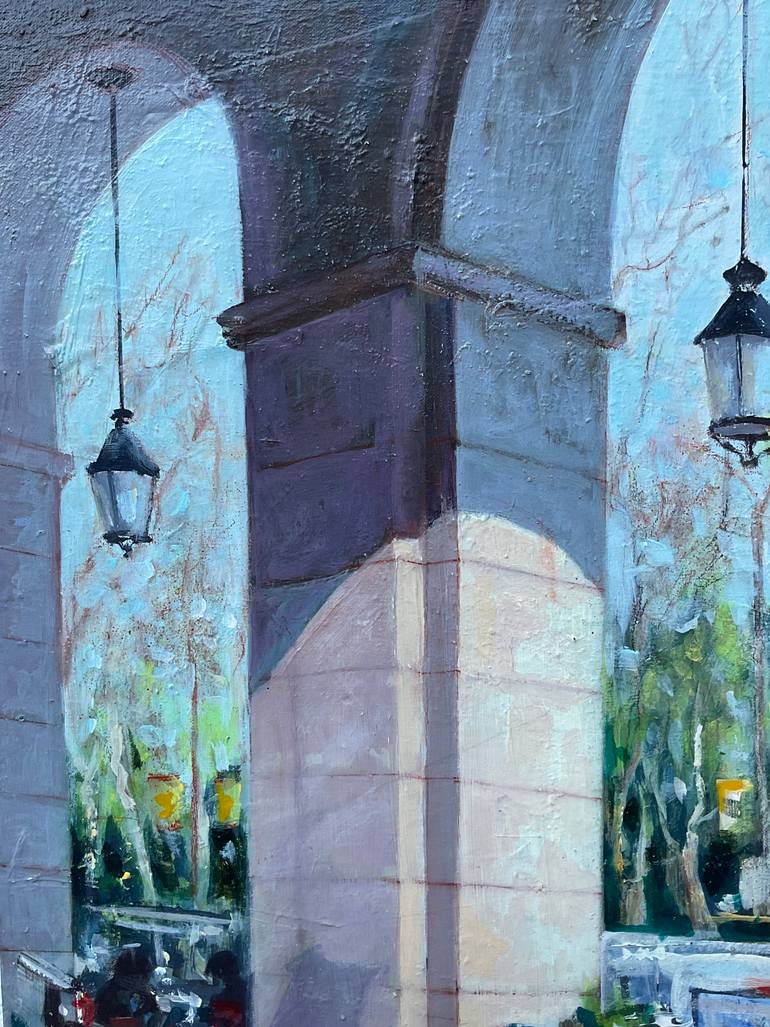 Original Contemporary Cities Painting by Anibal Riverol