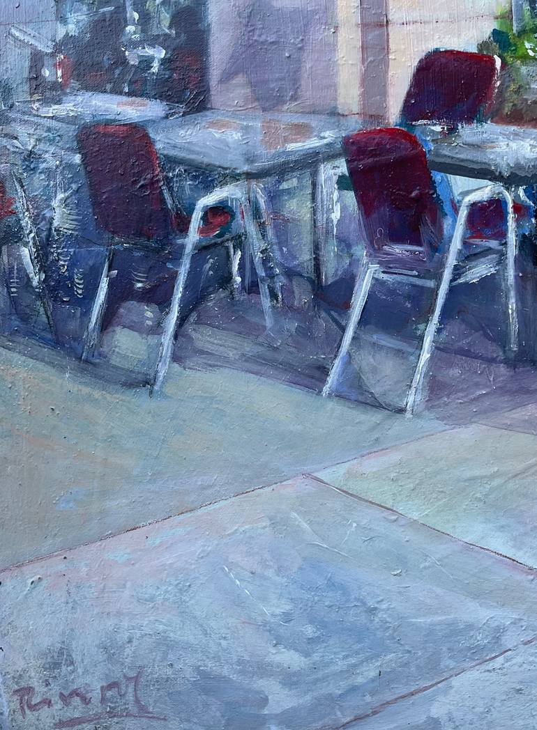 Original Contemporary Cities Painting by Anibal Riverol