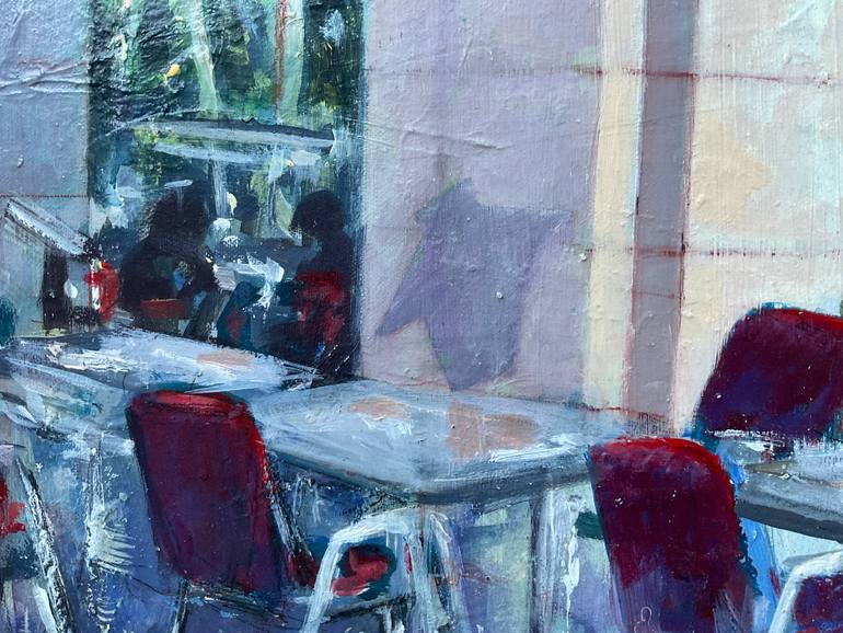 Original Contemporary Cities Painting by Anibal Riverol