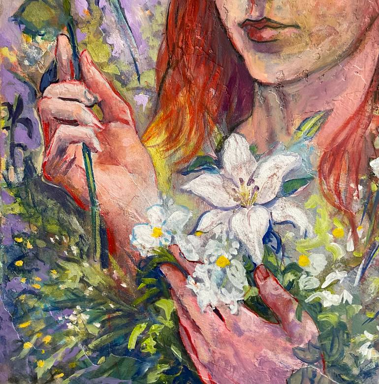 Original Contemporary Women Painting by Anibal Riverol