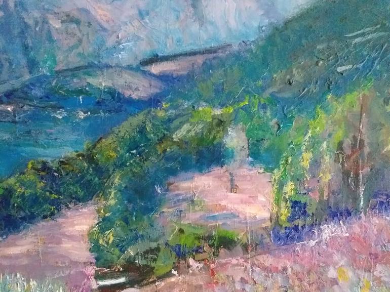 Original Expressionism Landscape Painting by Anibal Riverol