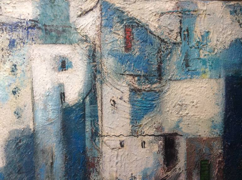 Original Architecture Painting by Anibal Riverol