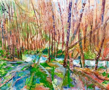 Original Expressionism Landscape Paintings by Anibal Riverol