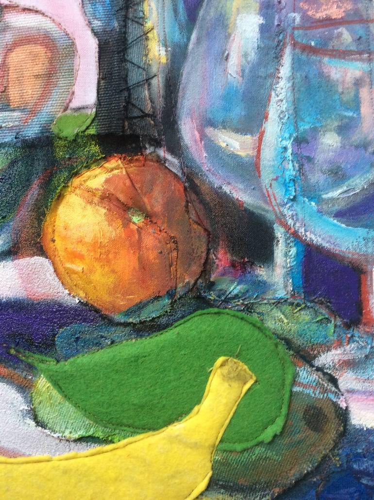 Original Expressionism Still Life Painting by Anibal Riverol