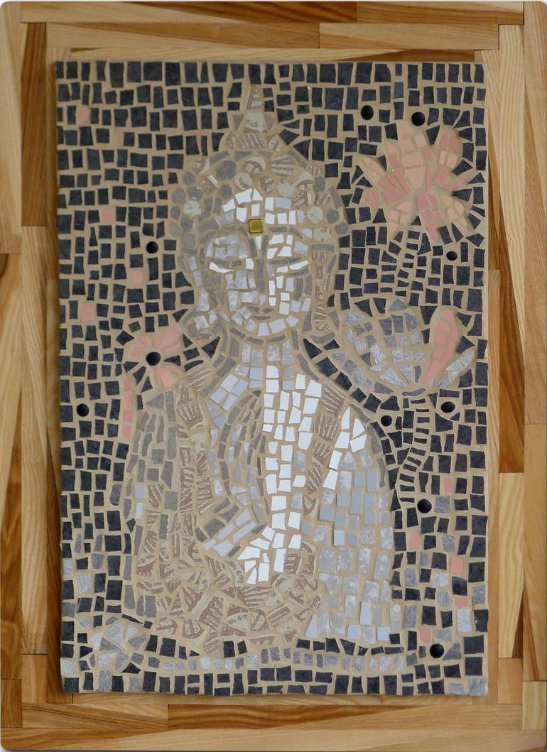 Original Religious Sculpture by Sarka Mosaic Creation