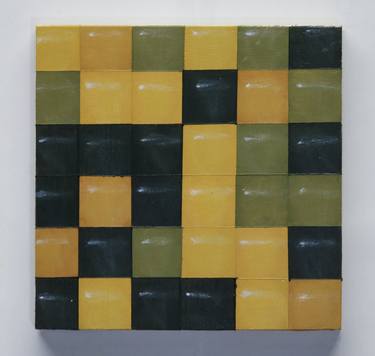 Original Algorithmic Abstract Paintings by Hannah Lane