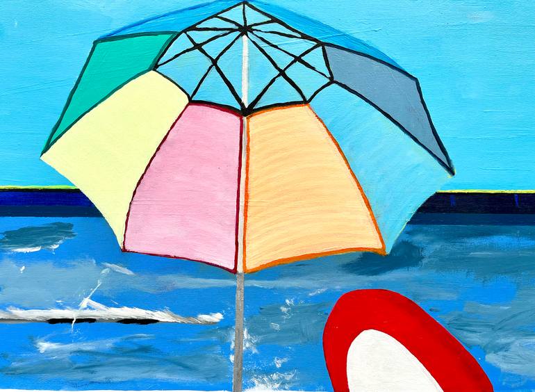 Original Contemporary Beach Painting by Susanne Boehm