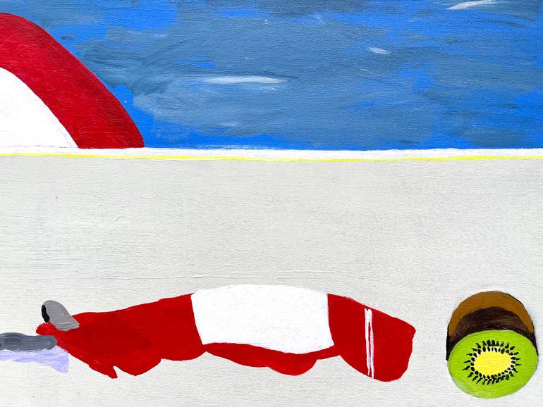 Original Contemporary Beach Painting by Susanne Boehm