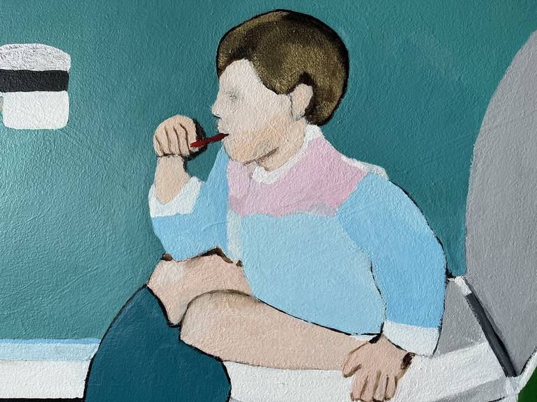 Original Contemporary Kids Painting by Susanne Boehm