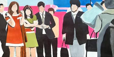 Original Contemporary People Painting by Susanne Boehm