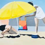 A summer day on the beach by Susanne Boehm