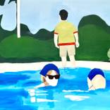 Swimmer and Springer by Susanne Boehm