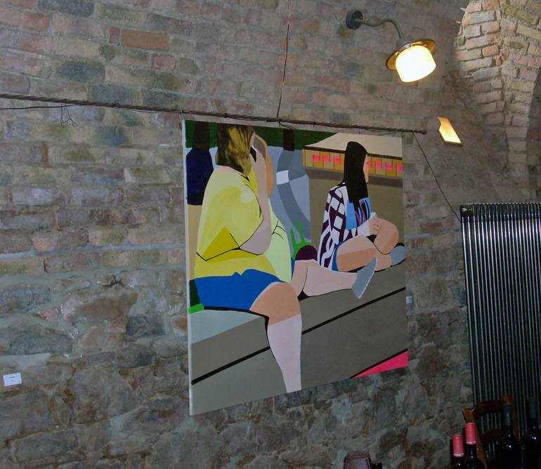 Original Figurative People Painting by Susanne Boehm