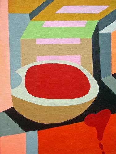 Print of Abstract Food Paintings by Susanne Boehm