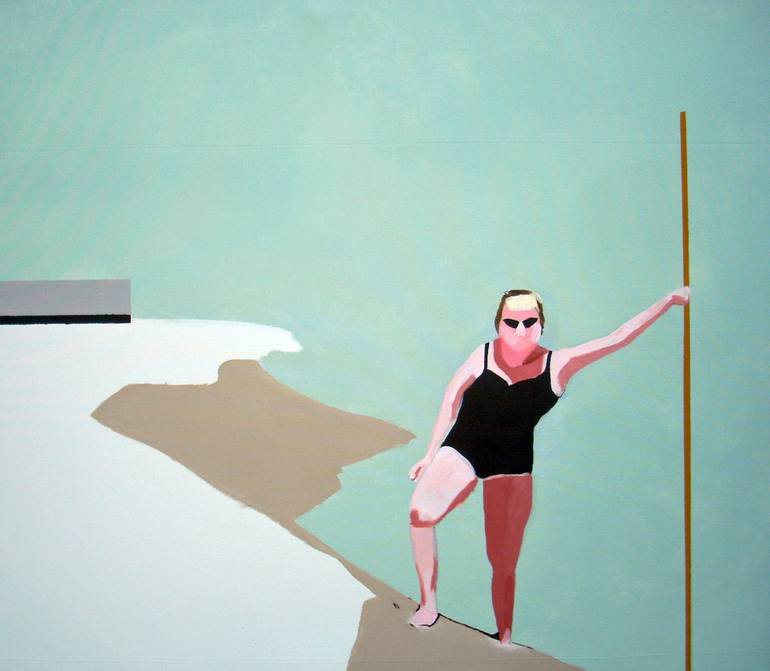 Original Pop Art Beach Painting by Susanne Boehm