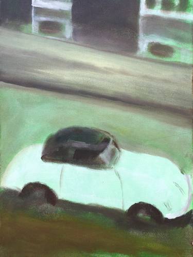 Original Figurative Automobile Paintings by Susanne Boehm