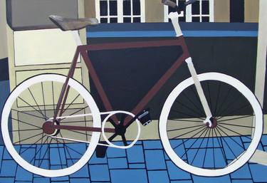 Print of Minimalism Bicycle Paintings by Susanne Boehm