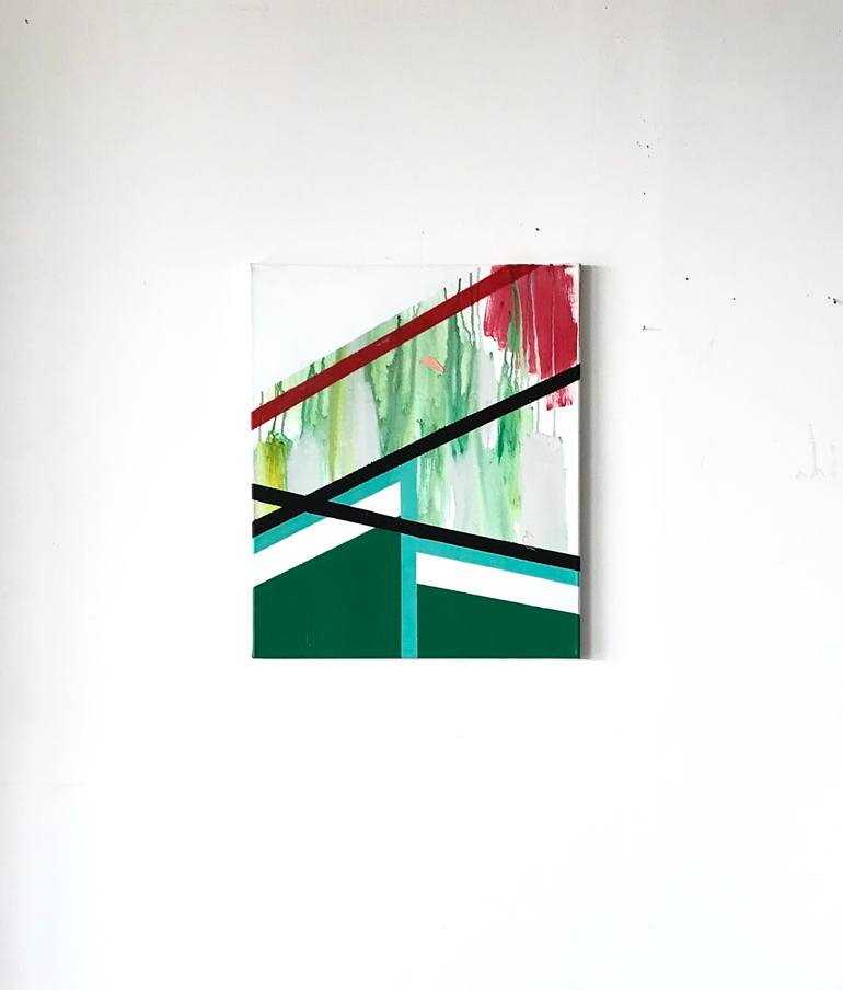 Original Minimalism Abstract Painting by Susanne Boehm