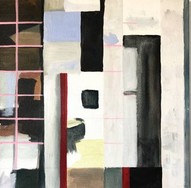 Original Minimalism Abstract Paintings by Susanne Boehm