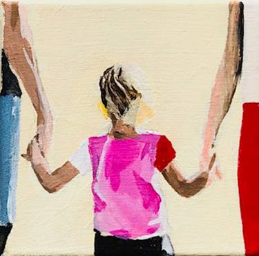 Original Figurative Family Paintings by Susanne Boehm