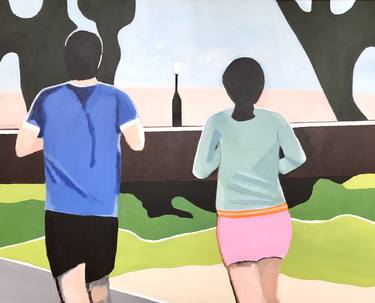 Print of Figurative Sports Paintings by Susanne Boehm