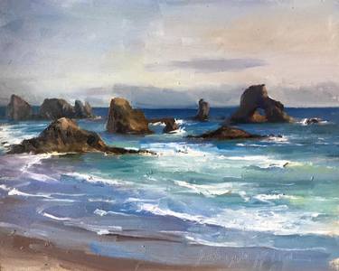 Original Realism Seascape Paintings by Brooke Walker-Knoblich