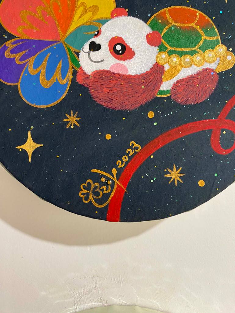 Original Pop Art Animal Painting by Hyeryeon Jung