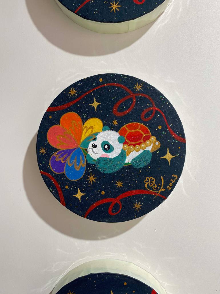 Original Pop Art Animal Painting by Hyeryeon Jung
