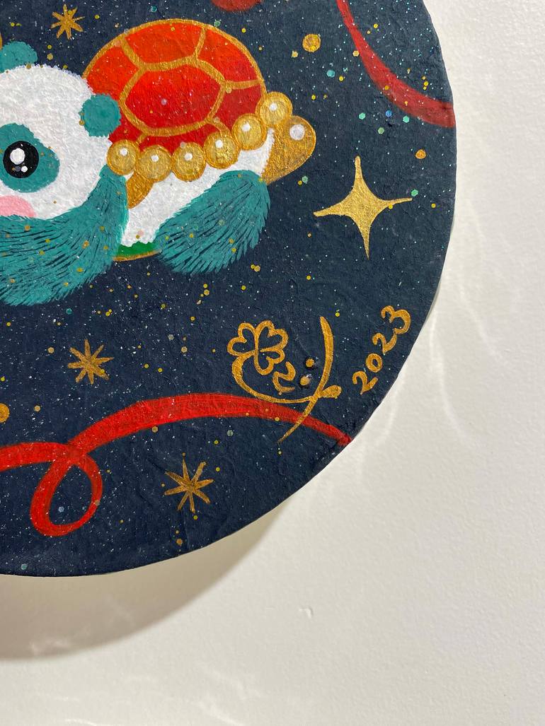 Original Pop Art Animal Painting by Hyeryeon Jung