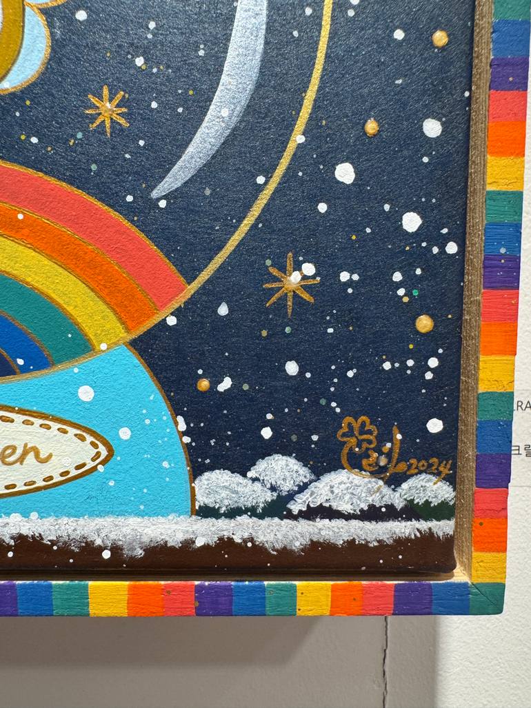 Original Color Field Painting Fantasy Painting by Hyeryeon Jung