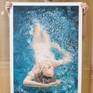 Ava floats freely, surrounded by sparkling blue water. 

From a limited edition of 10 numbered impressions at full size, two artist's proofs, and one small printer's proof.

Art-ID:AM3_28403