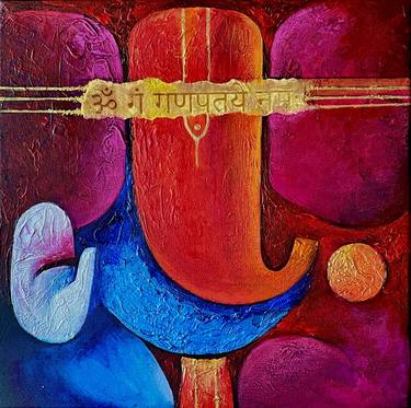Original Abstract Expressionism Classical Mythology Painting by Prash Sankhe