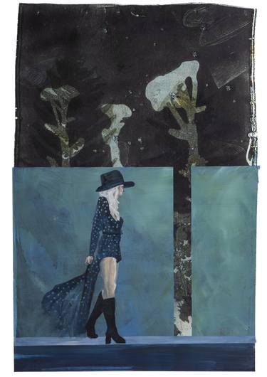 Print of Women Paintings by Angela Peters